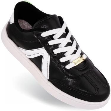 Imagem de Tênis Molekinha Infantil Casual Menina Sneaker Fashion 2574, Preto, Br