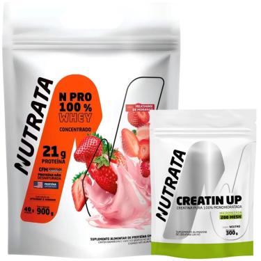 Imagem de Kit Whey 100% Concentrado NPro + Creatina 100% Monohidratada 300g