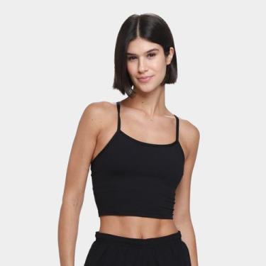 Imagem de Top Fila Long Life Feminino, Preto, M