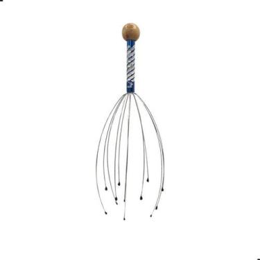 Imagem de Massageador Coçador de Cabeça Capilar Manual Tipo Aranha Relaxante Est