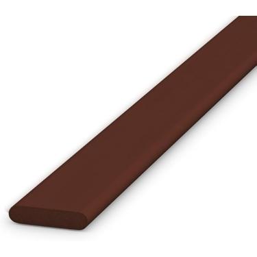 Imagem de Veda Frestas Adesivo 2mm Marrom Isolamento Térmico Vedação Porta Janela