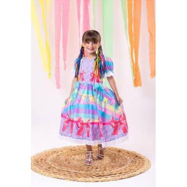 Imagem de Vestido Luxo Arraiá da Paz - Marie Junino, Lavender, 6