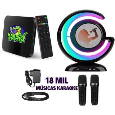 Imagem de Aparelho de Karaoke Box 18.000 Músicas, Pontuação Real, Tonalidade Cai
