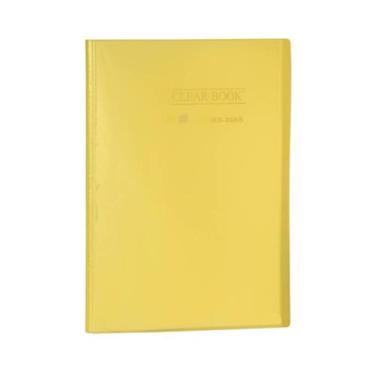 Imagem de Pasta Catálogo A4 Amarelo Cristal com 30 Folhas Yes Clearbook Arquivo 
