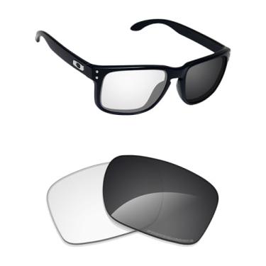 Imagem de Alphax Lentes de reposição Adapt Grey fotocromáticas não polarizadas para óculos de sol Oakley Gauge 6 OO6038