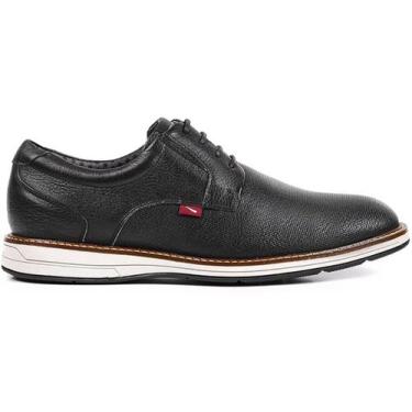 Imagem de Sapato Ferracini 6152-675 Masculino Kingston Couro, Preto, 39