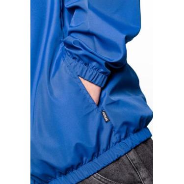 Imagem de Jaqueta Corta Vento Liso Leve Capuz Esporte Masculino Oversized Hunter