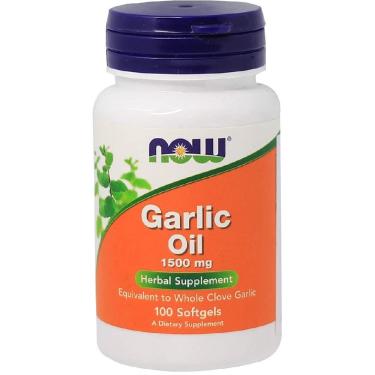 Imagem de Óleo de Alho 1500 mg 100 Softgels Now Foods