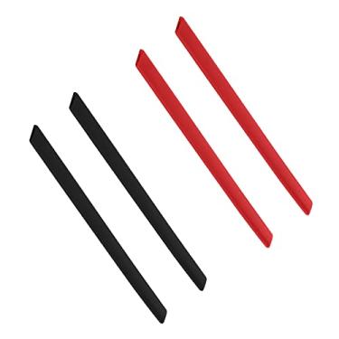 Imagem de BLAZERBUCK Meias de substituição para óculos de sol Oakley Gauge 6 / Gauge 8 M/G - Preto + Vermelho