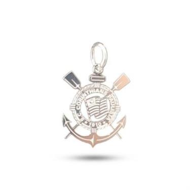 Imagem de Pingente Corinthians Escudo em Prata 925-Unissex