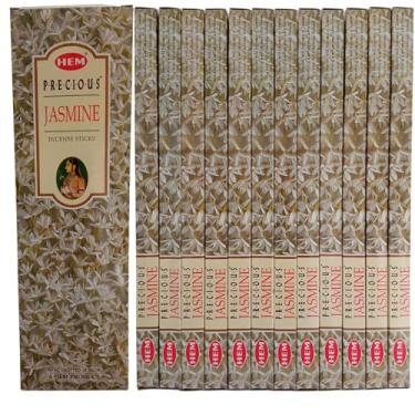 Imagem de Incenso Indiano Hem Precious Jasmim - Leveza Espiritual 12 Caixas