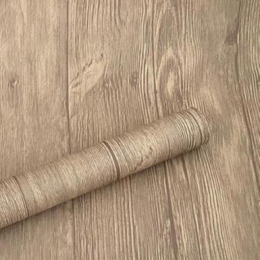 Imagem de Piso Vinilico Autocolante, Adesivo para Piso, Vinilico Autocolante 10mx61cm Proprio para Chão Quarto, Cozinha, Sala, Banheiro(P4 Madeira)