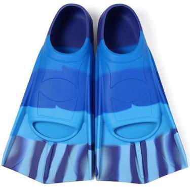 Imagem de Barbatanas de natação Azuunye Kids Short Blade, salto antiderrapante, 