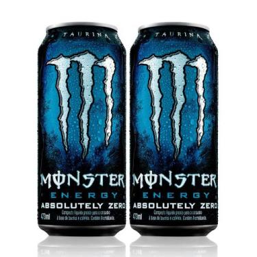Imagem de Kit 2 Energético Monster Energy Absolutely Zero 473ml