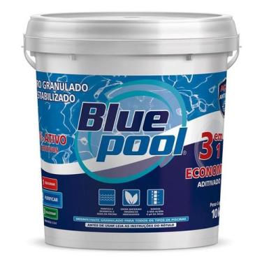 Imagem de Cloro para Piscina 3 em 1 Economic Balde 10 KG 251910B Bluepool by FLU