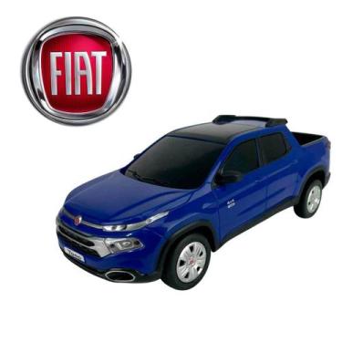 Imagem de Carrinho Controle Remoto Fiat Toro Recarregável 1:18 Cks, Azul