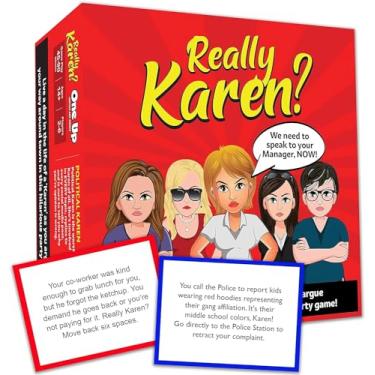 Imagem de Really Karen? Jogo de tabuleiro – Novo para 2021. Viva um dia na vida de uma Karen enquanto você discuta seu caminho pela cidade neste jogo hilário de festa!