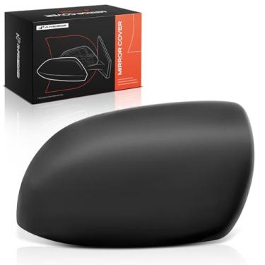 Imagem de A-Premium Tampa do espelho retrovisor do lado do motorista - compatível com Mazda 3 2010 2011 2012 2013 - Preto liso, com furo de seta