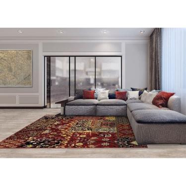 Imagem de Tapete Herat Vinho 2,50X3,50M Patchwork Clássico