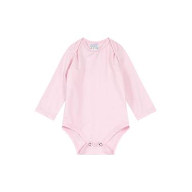 Imagem de Body bebê unissex térmica leve Brandili Baby-Rosa