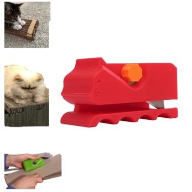 Imagem de Ferramenta de corte de papelão DIY Cat Scratch com configurações ajustáveis, material ABS, para fazer arranhadores de gatos, projetos de impressora 3D