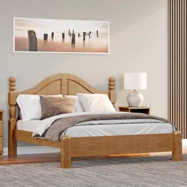 Imagem de Cama Queen Classica Madeira Maciça 2260 Freijo Milani Store