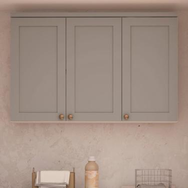 Imagem de Armário De Cozinha Genialflex Iluminata Aereo Branco Fendi