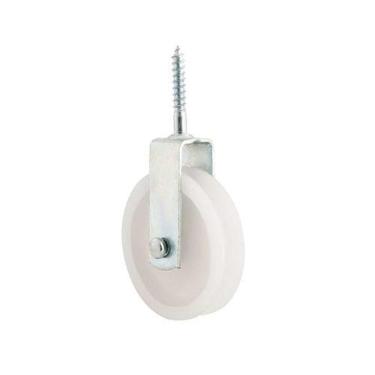 Imagem de Roldana Para Poço 4cm Com Parafuso - Uso Em Poços E Sistemas De Tração