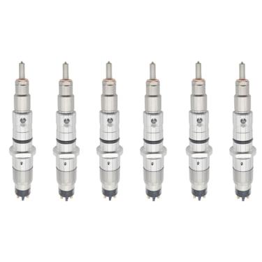 Imagem de HATRYIDA 6PCS Common Rail Injector FIB1454RB para Komatsu PC228 PC240 PC270 WA200 WA250 WA320 WA380 4.5L / 6.7L SAAD107E-1 SAA6D107 107-224 H/P Equipment