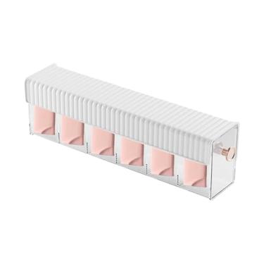 Imagem de Divisórias de gaveta de cômoda para roupas, divisórias organizadoras de meias - Organizadores de armário transparentes - Organizador de gaveta portátil para calcinhas