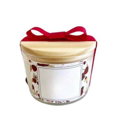 Imagem de Vela aromática perfumada artesanal 110g 5 fragrâncias (CEREJA E AVELÃ)