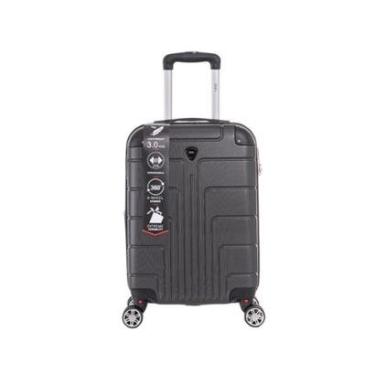 Imagem de Mala Bordo Padrão Anac Expansor Rodas 360º Zíper Antifurto-Unissex