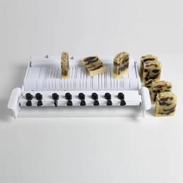 Imagem de Conjunto de ferramentas de saboneteira de aço grande feito à mão com fio de aço de metal para bolo, queijo, torrada, pão, com escala de tamanho