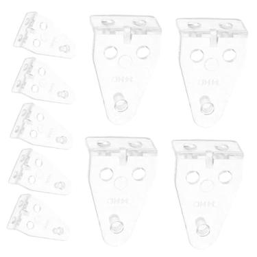 Imagem de 40 peças de suportes de fixação para persianas e ganchos de fixação venezianos para acessórios de cortina para uso interno com persiana e persianas horizontais