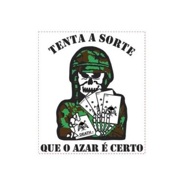 Imagem de Adesivo Tenta A Sorte Adesivo Externo - Mundo Do Militar