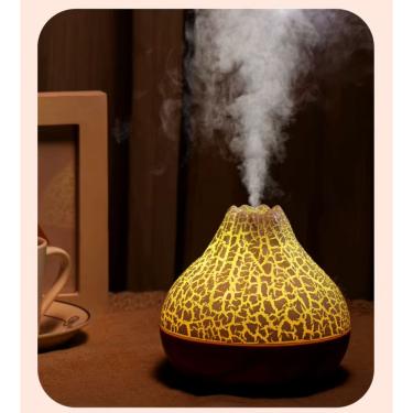 Imagem de Umidificador Vulcão Ultrassônico Com Luz Decorativa