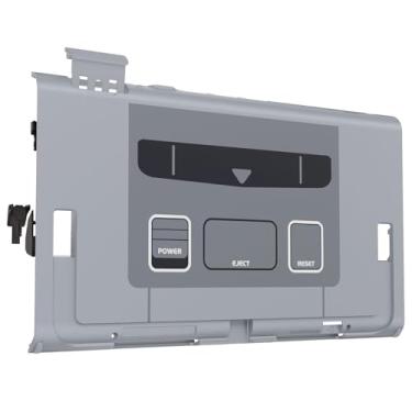 Imagem de eXtremeRate Placa traseira de substituição DIY para console portátil Nintendo Switch 2, capa personalizada para Switch 2 (sem suporte) - SFC SNES Classic EU Style