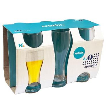 Imagem de CONJUNTO 6 COPOS JOINVILLE CERVEJA 300ML NADIR