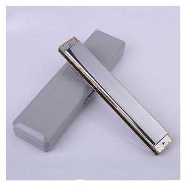 Imagem de Gaita C com 28 furos acentuados para adultos iniciantes tocarem instrumentos de sopro