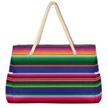 Imagem de hongjinglin Bolsa de praia grande, leve, dobrável, floral, paisley, amarela, bolsa de ombro, Cor 18, Large