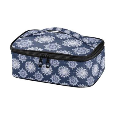 Imagem de GUIJI Lancheira requintada com isolamento mandala, à prova de vazamento, lancheira para mulheres e homens, lancheira portátil para trabalho, piquenique, viagens