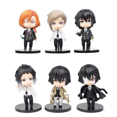 Imagem de Boneco de ação Bungos Strays Dogs Dazais Osamus 10 cm 6 unidades/lote