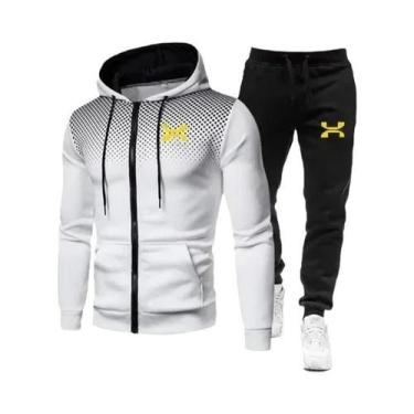 Imagem de Conjunto De Treino Masculino De Inverno 2025: Moletom Moderno E Calça 