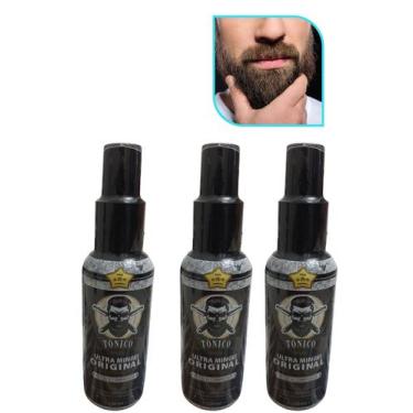 Imagem de Tonico Capilar Ultra 120ml Barba Cabelo KIT 03 UN - D LUST