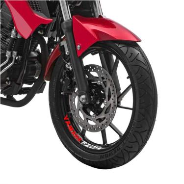 Imagem de Adesivo Premium Roda Yamaha Fz25 Vermelho Cor Vermelho