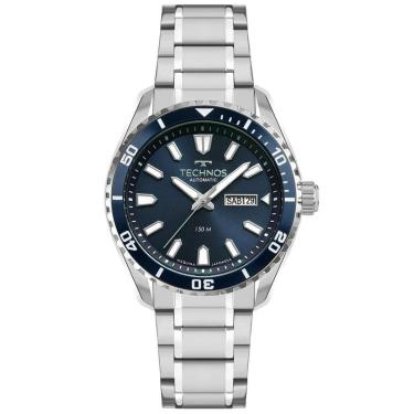 Imagem de Relógio Technos Masculino Automático Prata - 8205PD/1A Relógio Technos Masculino Automatico Prata -Masculino