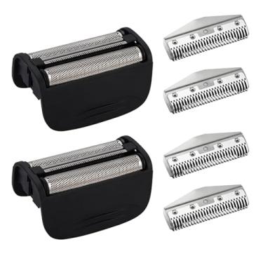 Imagem de Conjunto de cabeça e cortador de substituição compatível com barbeadores Remington PF7400, PF7500 e PF7600, pacote com 2 (Preto)