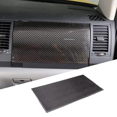 Imagem de HIRUFAIT Acabamento adesivo de painel de compartimento de armazenamento Co-Pilot para Toyota Tundra 2007-2013 acessórios de consoles centrais, capa decorativa de interior automotivo de fibra de