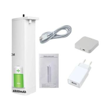 Imagem de Motor De Cortina Elétrica Inteligente ZigBee Com Bateria, Controle Rem