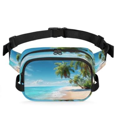 Imagem de Pochete colorida de arte de caminhão para mulheres e homens com alça ajustável, bolsa transversal, bolsa de peito, bolsa de bumbum, Cor 16